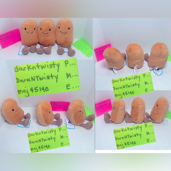 LAST ONE! 1 SINGLE BNWT JELLYCAT AMUSEABLE BEAN AUTHENTIC JELLYCAT SALES RECEIPT - Picture 10 of 16